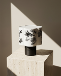 Cozy Retro Table Lamp - Graffiti in Black