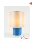 Cozy Retro Table Lamp - Blue