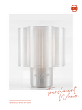 Cozy Retro Table Lamp - Translucent White