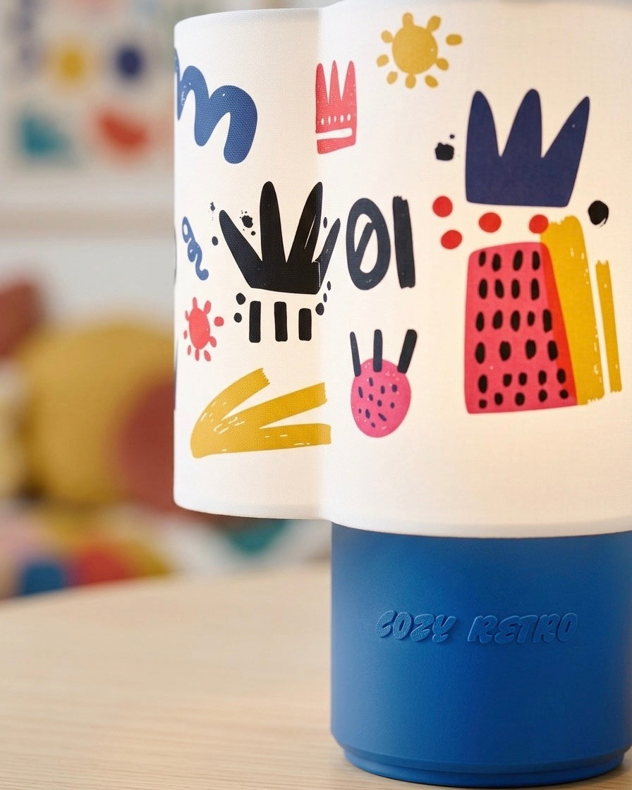 Cozy Retro Table Lamp - Pop Art