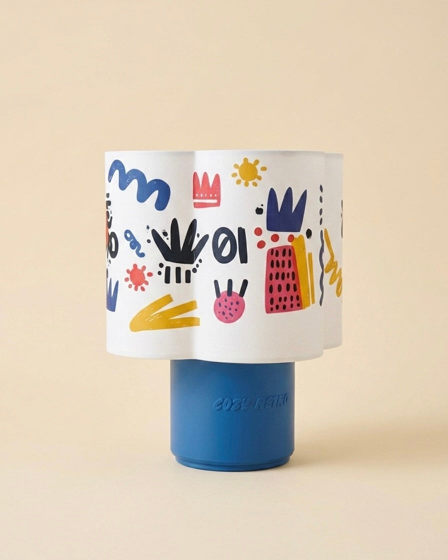 Cozy Retro Table Lamp - Pop Art